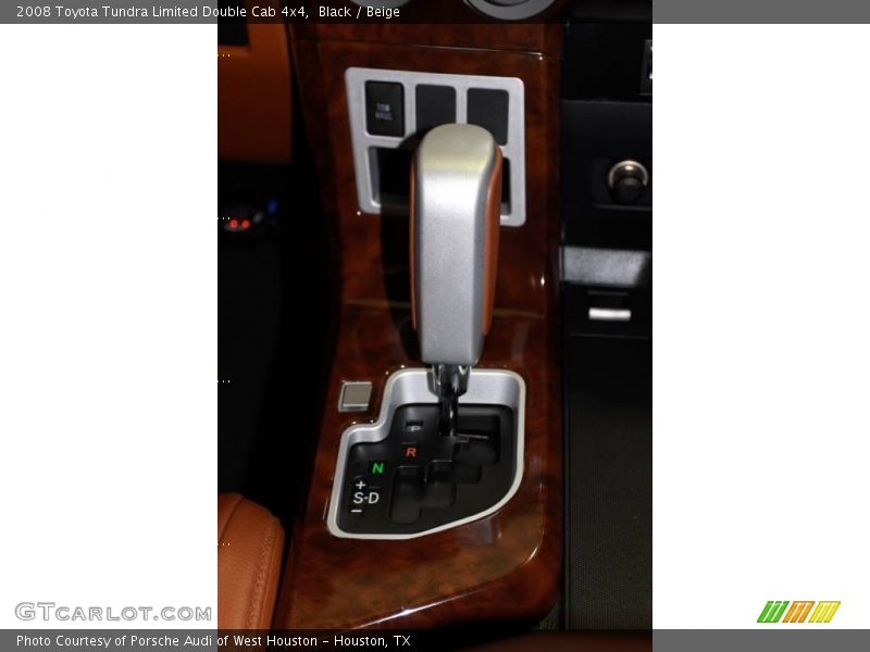 Black / Beige 2008 Toyota Tundra Limited Double Cab 4x4