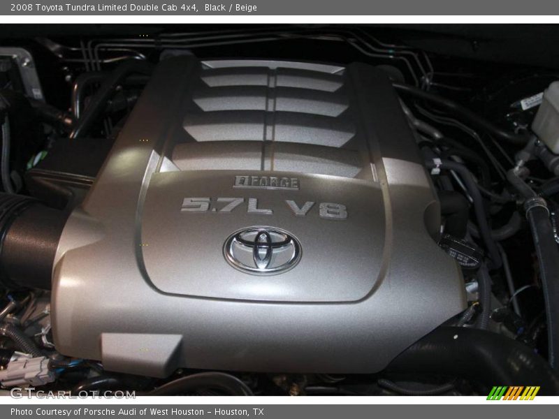 Black / Beige 2008 Toyota Tundra Limited Double Cab 4x4