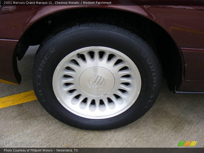 Chestnut Metallic / Medium Parchment 2001 Mercury Grand Marquis LS