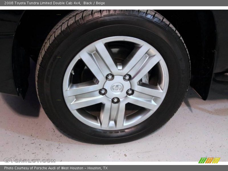 Black / Beige 2008 Toyota Tundra Limited Double Cab 4x4