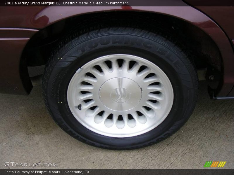 Chestnut Metallic / Medium Parchment 2001 Mercury Grand Marquis LS