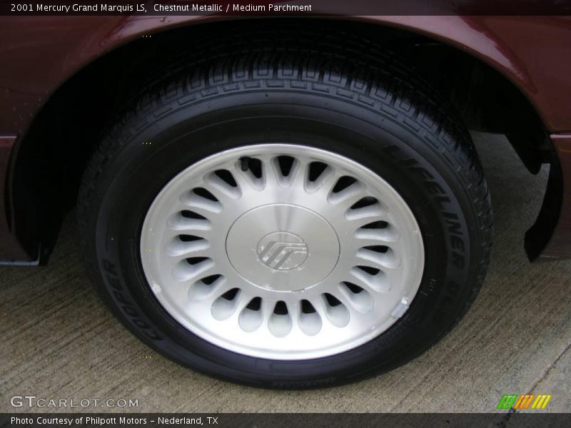 Chestnut Metallic / Medium Parchment 2001 Mercury Grand Marquis LS