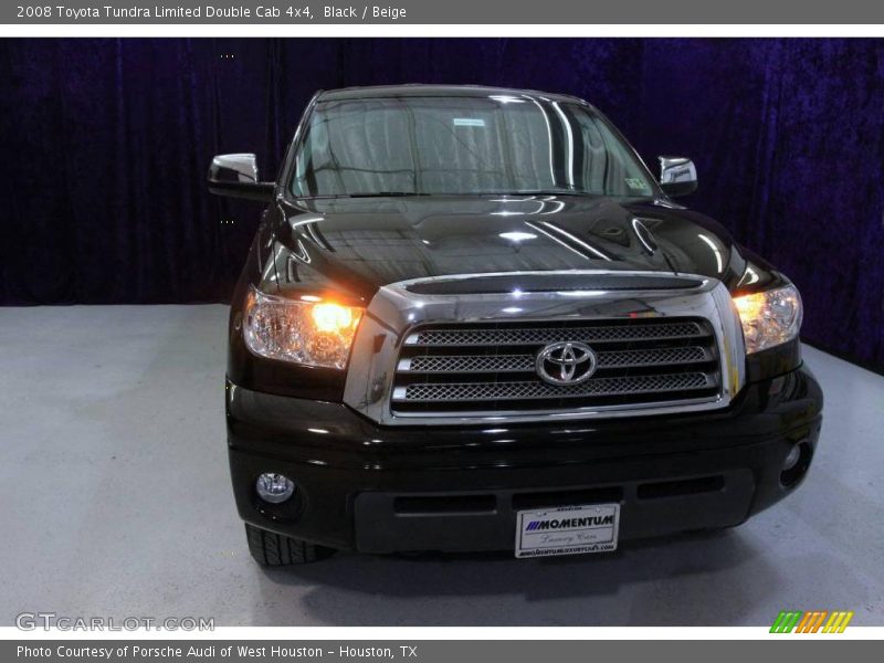 Black / Beige 2008 Toyota Tundra Limited Double Cab 4x4