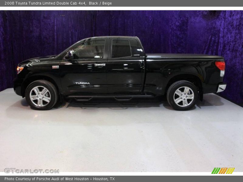 Black / Beige 2008 Toyota Tundra Limited Double Cab 4x4