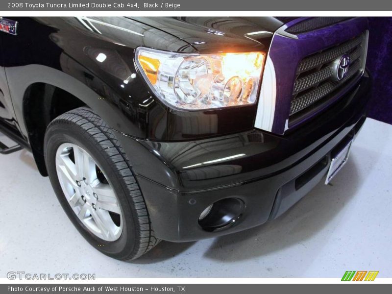 Black / Beige 2008 Toyota Tundra Limited Double Cab 4x4