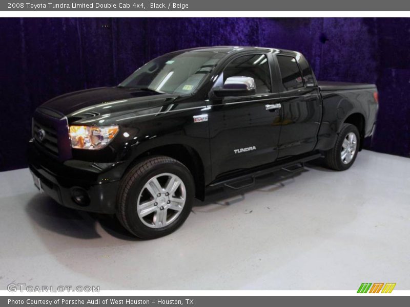 Black / Beige 2008 Toyota Tundra Limited Double Cab 4x4