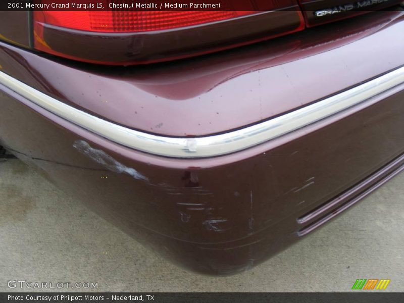 Chestnut Metallic / Medium Parchment 2001 Mercury Grand Marquis LS