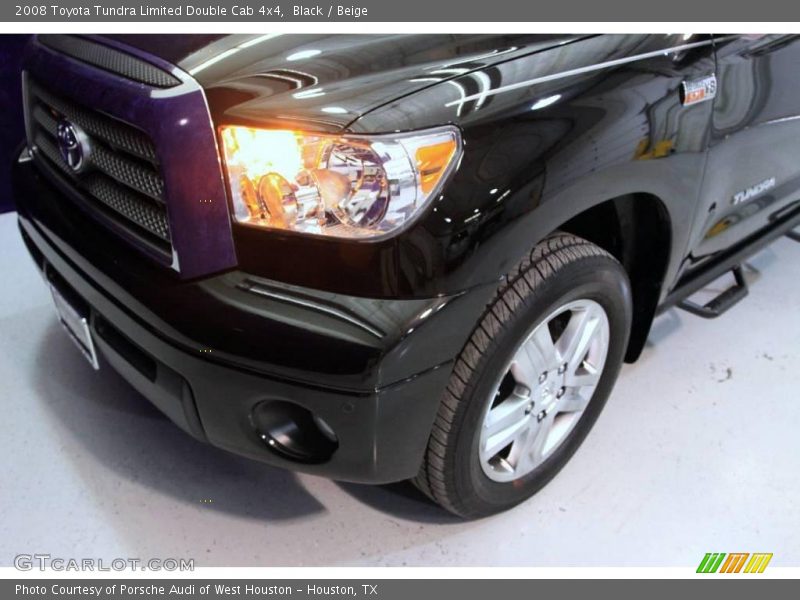 Black / Beige 2008 Toyota Tundra Limited Double Cab 4x4