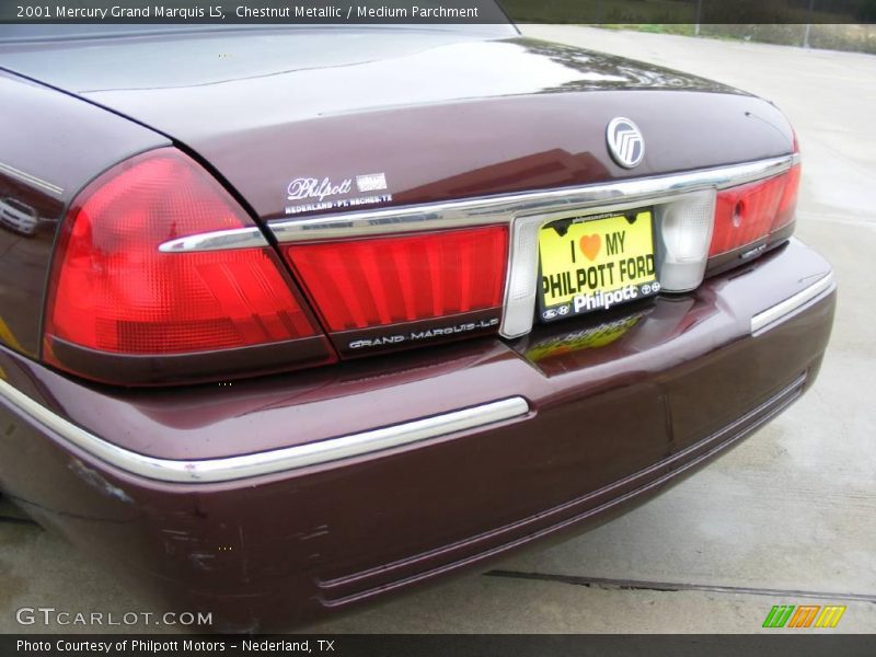 Chestnut Metallic / Medium Parchment 2001 Mercury Grand Marquis LS