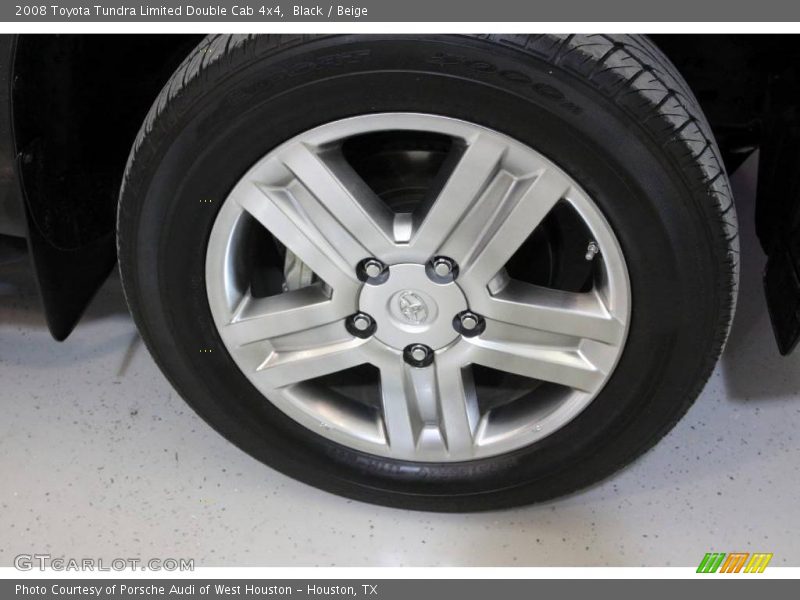 Black / Beige 2008 Toyota Tundra Limited Double Cab 4x4