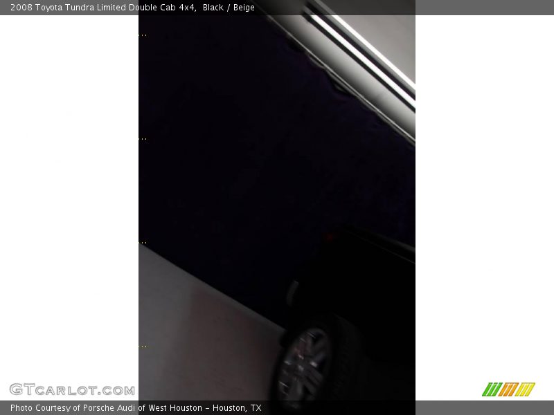Black / Beige 2008 Toyota Tundra Limited Double Cab 4x4