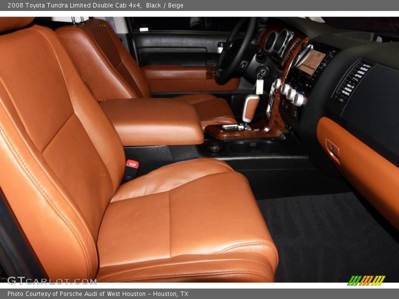Black / Beige 2008 Toyota Tundra Limited Double Cab 4x4