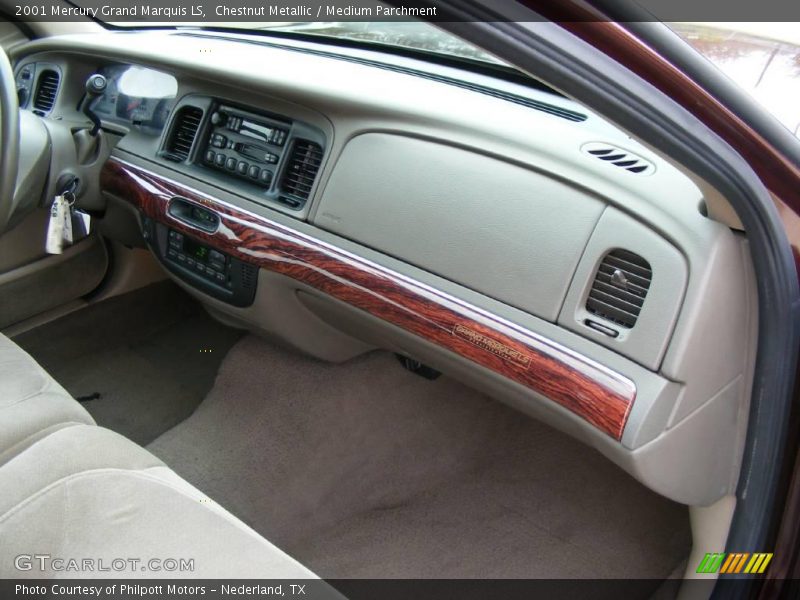 Chestnut Metallic / Medium Parchment 2001 Mercury Grand Marquis LS