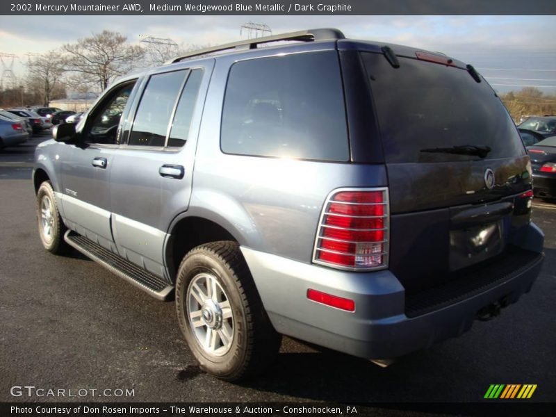 Medium Wedgewood Blue Metallic / Dark Graphite 2002 Mercury Mountaineer AWD