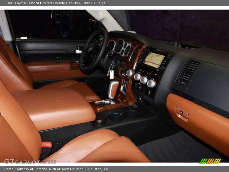 Black / Beige 2008 Toyota Tundra Limited Double Cab 4x4