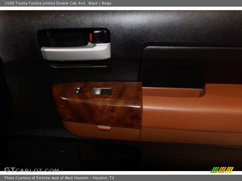 Black / Beige 2008 Toyota Tundra Limited Double Cab 4x4
