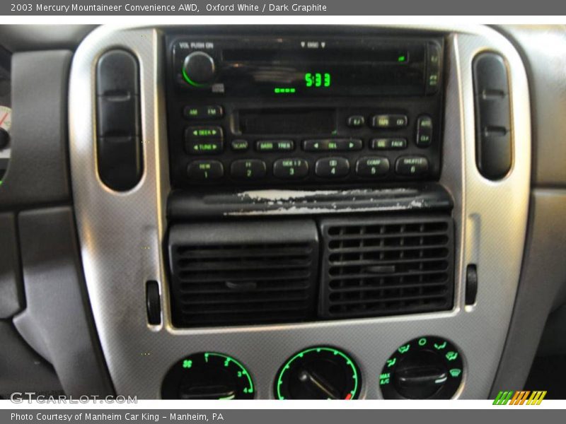 Oxford White / Dark Graphite 2003 Mercury Mountaineer Convenience AWD