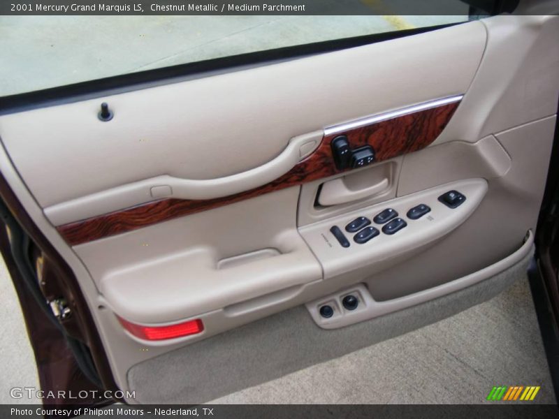 Chestnut Metallic / Medium Parchment 2001 Mercury Grand Marquis LS