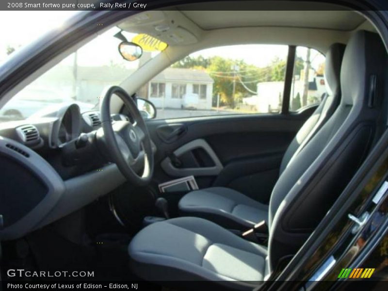 Rally Red / Grey 2008 Smart fortwo pure coupe