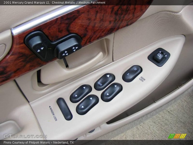 Chestnut Metallic / Medium Parchment 2001 Mercury Grand Marquis LS