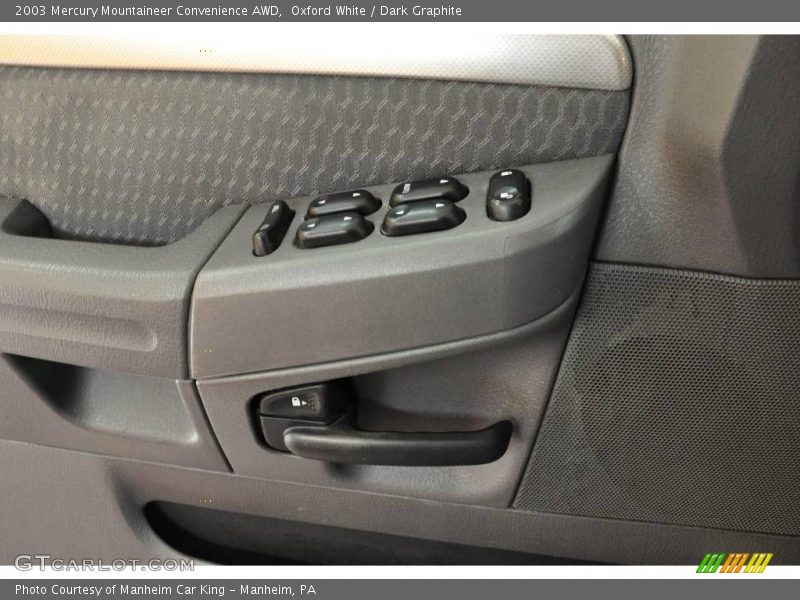 Oxford White / Dark Graphite 2003 Mercury Mountaineer Convenience AWD