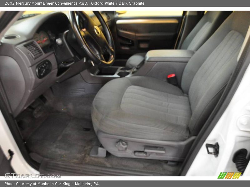 Oxford White / Dark Graphite 2003 Mercury Mountaineer Convenience AWD