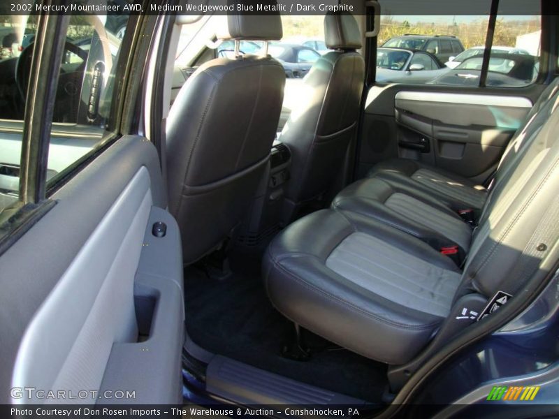 Medium Wedgewood Blue Metallic / Dark Graphite 2002 Mercury Mountaineer AWD