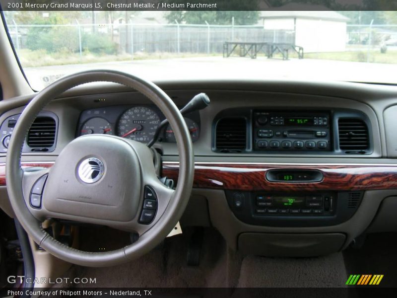 Chestnut Metallic / Medium Parchment 2001 Mercury Grand Marquis LS