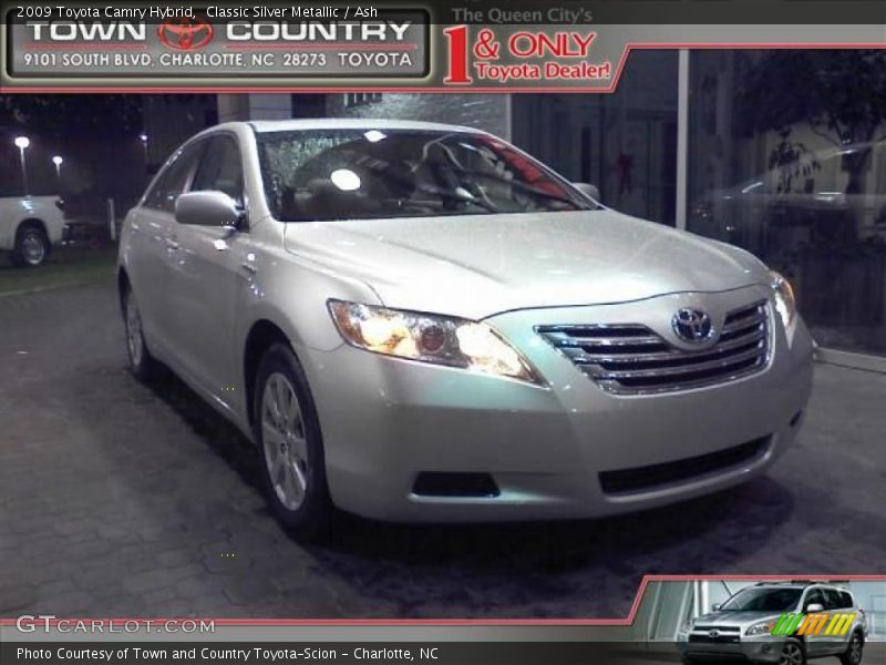 Classic Silver Metallic / Ash 2009 Toyota Camry Hybrid