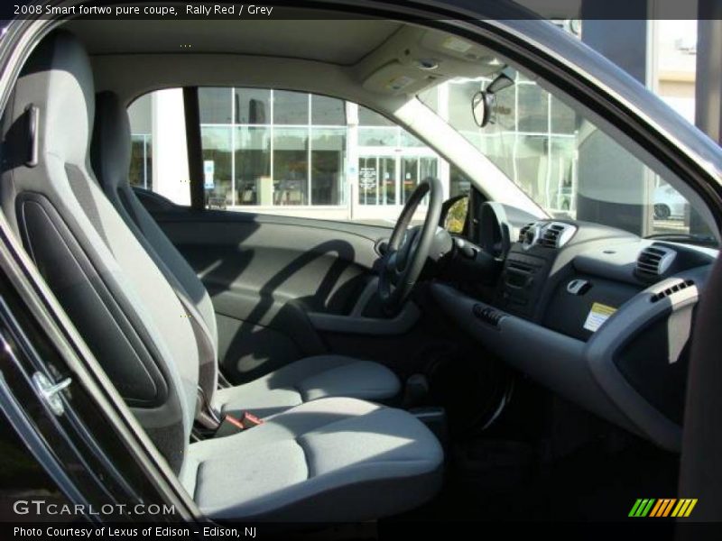 Rally Red / Grey 2008 Smart fortwo pure coupe