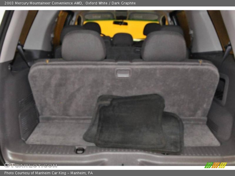 Oxford White / Dark Graphite 2003 Mercury Mountaineer Convenience AWD