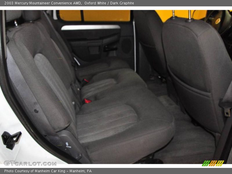 Oxford White / Dark Graphite 2003 Mercury Mountaineer Convenience AWD