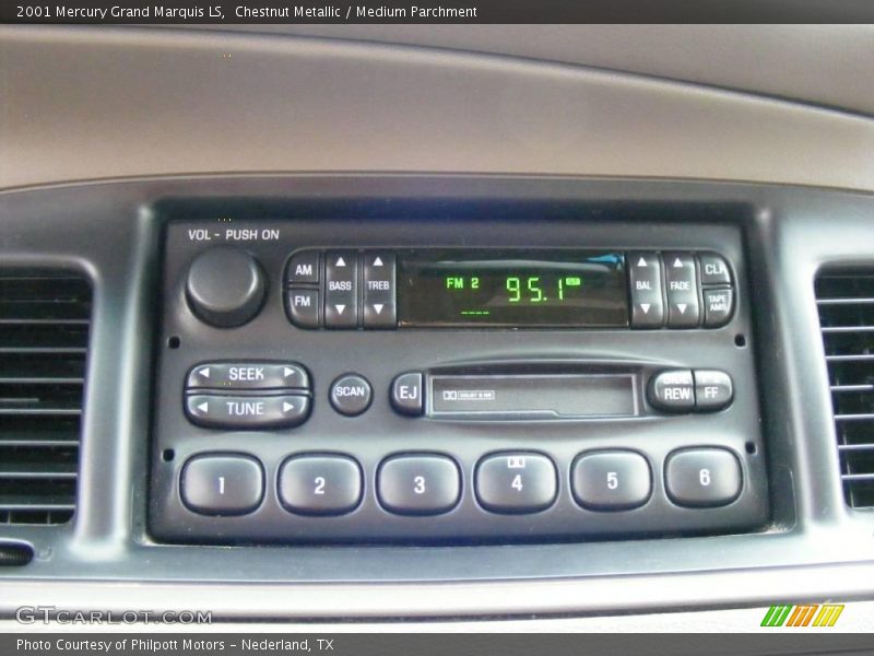 Chestnut Metallic / Medium Parchment 2001 Mercury Grand Marquis LS