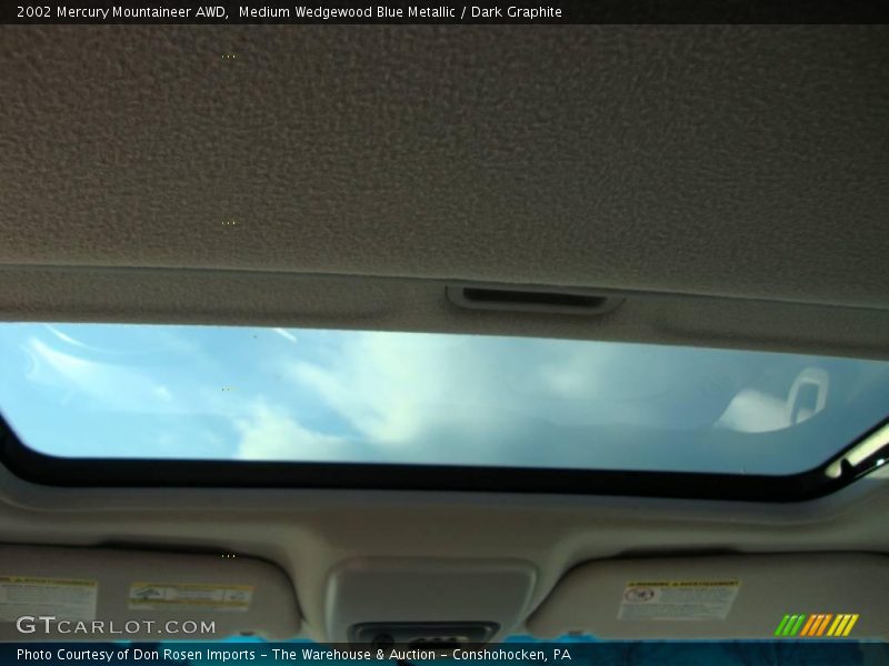Medium Wedgewood Blue Metallic / Dark Graphite 2002 Mercury Mountaineer AWD