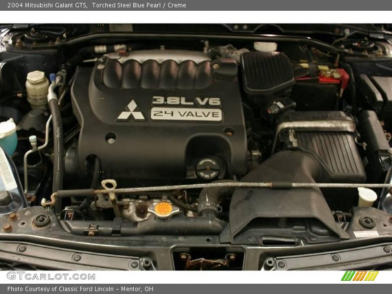 Torched Steel Blue Pearl / Creme 2004 Mitsubishi Galant GTS