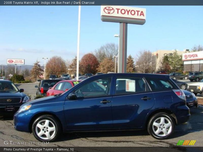 Indigo Ink Bue Pearl / Dark Charcoal 2008 Toyota Matrix XR