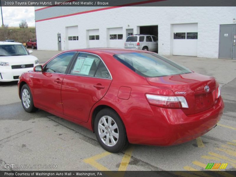 Barcelona Red Metallic / Bisque 2009 Toyota Camry Hybrid