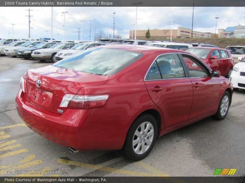 Barcelona Red Metallic / Bisque 2009 Toyota Camry Hybrid