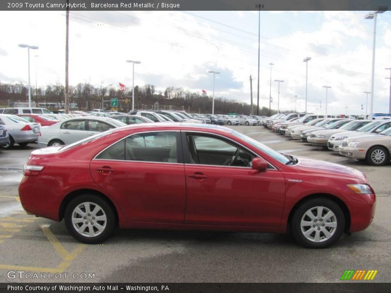 Barcelona Red Metallic / Bisque 2009 Toyota Camry Hybrid