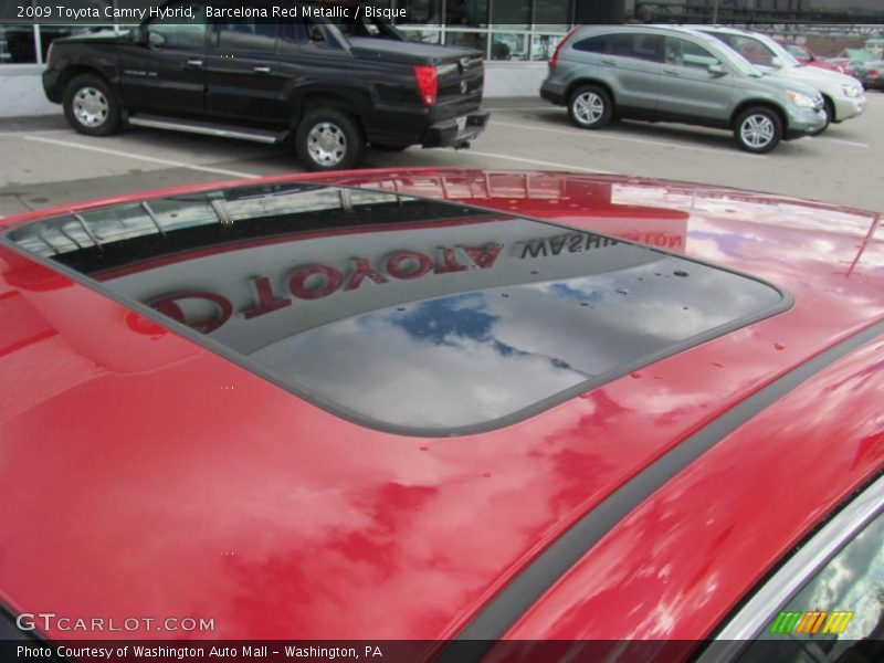 Barcelona Red Metallic / Bisque 2009 Toyota Camry Hybrid