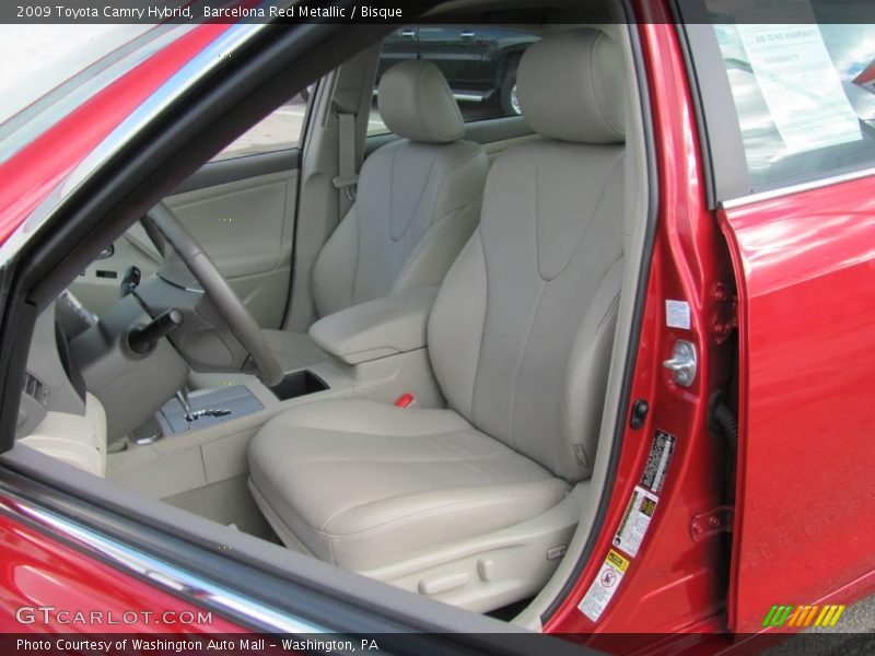Barcelona Red Metallic / Bisque 2009 Toyota Camry Hybrid