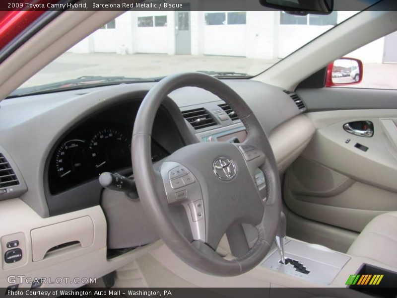 Barcelona Red Metallic / Bisque 2009 Toyota Camry Hybrid