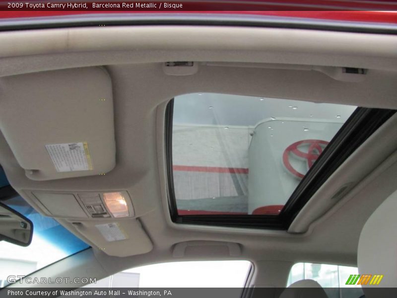 Barcelona Red Metallic / Bisque 2009 Toyota Camry Hybrid