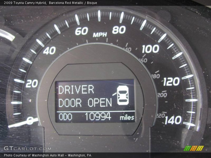 Barcelona Red Metallic / Bisque 2009 Toyota Camry Hybrid