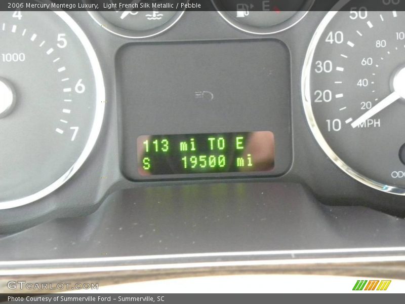 Light French Silk Metallic / Pebble 2006 Mercury Montego Luxury