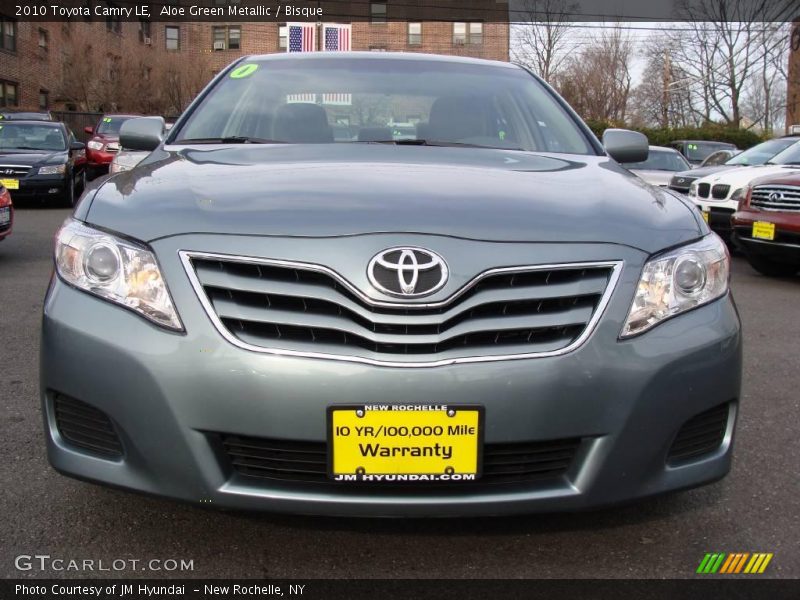 Aloe Green Metallic / Bisque 2010 Toyota Camry LE