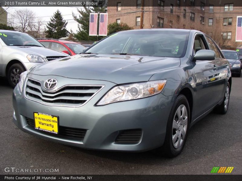 Aloe Green Metallic / Bisque 2010 Toyota Camry LE