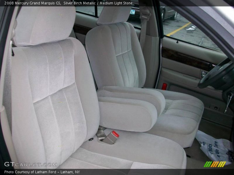 Silver Birch Metallic / Medium Light Stone 2008 Mercury Grand Marquis GS
