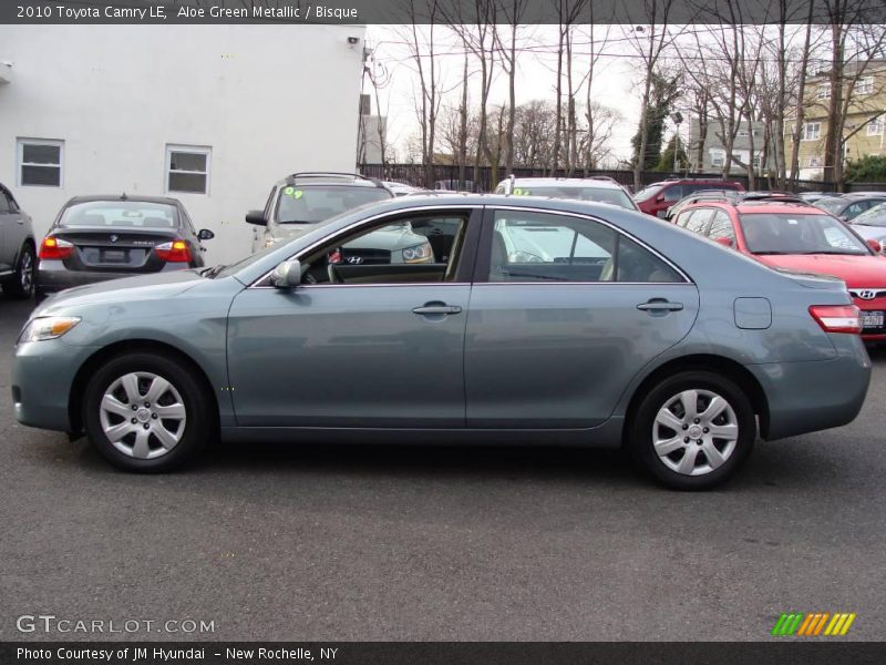 Aloe Green Metallic / Bisque 2010 Toyota Camry LE