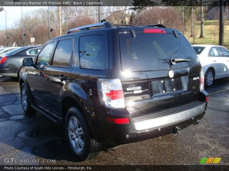 Black / Cashmere 2008 Mercury Mariner V6 Premier 4WD
